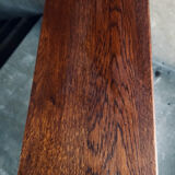 Brutalist shelf with dowels in solid oak