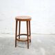 Vintage wooden bar stool by Baumann Editions