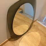 Oval Mirror Design 1970'S Fontana Arte 69x54cm