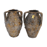 Pair of vintage Ceraverre vases 1960