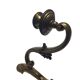 Classicist bronze wall lamp, Germany, 1900s
