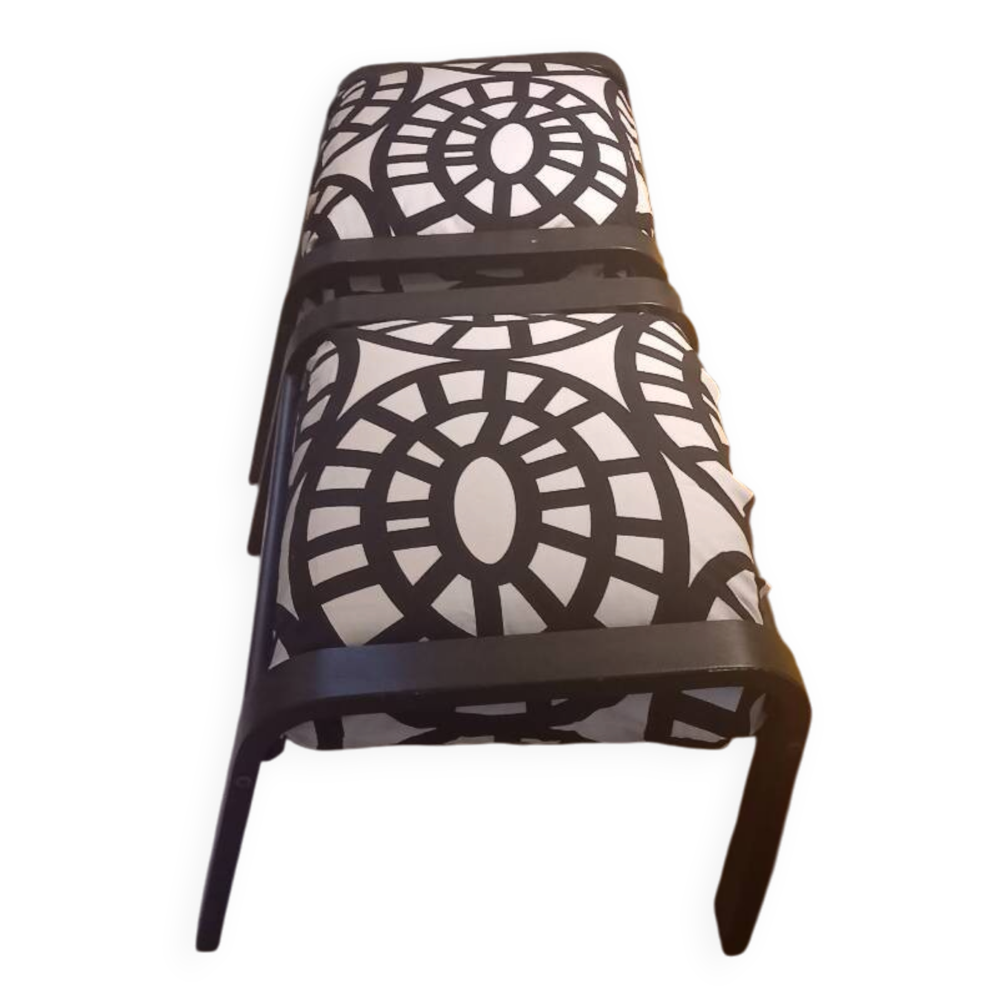 Pair of poufs