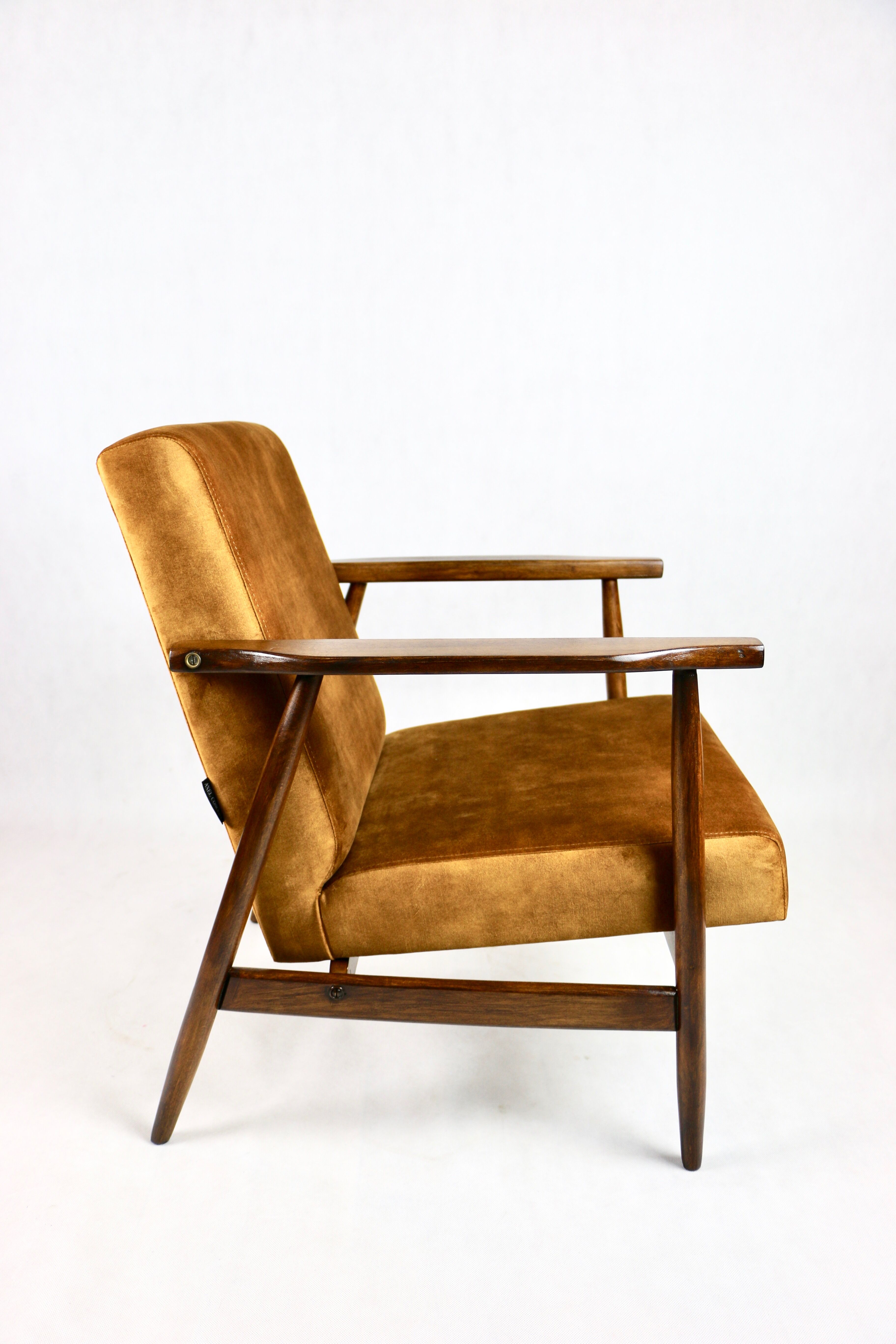 Vintage easy chair in brown chameleon, 1970s