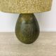 Vintage ceramic table lamp , 1970s German