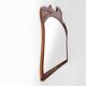 Large hand carved Art Nouveau chimney mirror, France ca. 1910