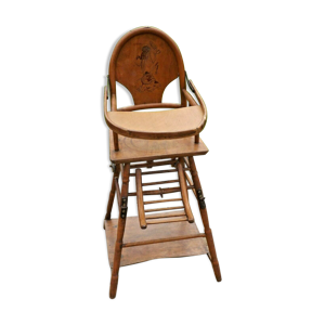 chaise haute victorienne en bois métamorphique Film Photo Prop Shop Display 3532