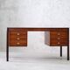 Rosewood Mid Century Desk, Norway 1970's