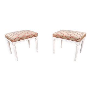 Paire de tabourets anciens