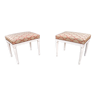 Pair of antique stools Louis XVI style