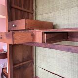18th century solid walnut wardrobe