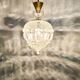 Mid Century Crystal & Brass Chandelier, Czechoslovakia