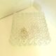 Vintage molded glass wall light