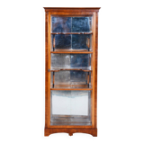 Restored Biedermeier Display Cabinet, Walnut, Polish, Spruce, Czech, 1830s