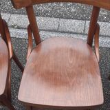 Lot de 4 chaises bistrot vintage