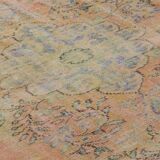 Turkish Anatolian Handmade Vintage Rug 278 cm x 182 cm