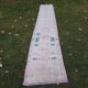 Vintage Turkish hallway rug 72x460 cm