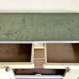 Parisian vintage buffet 50's yellow pale