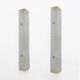 Pair of Art Decò Style Brass and Textured Murano Glass Sconces