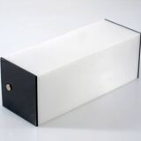 Minimal vintage sixties perspex bathroom light