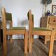 Chaises Baumann en orme massif