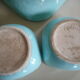 Set of 5 Kéramos 1960' cups