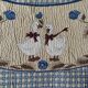 Round tablecloth flowers and geese 170 cm