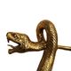 Pair of French Handcrafted Brass Snake Door Pull Handles, 1960s