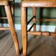 Paire de chaises anciennes fin XXe cannage