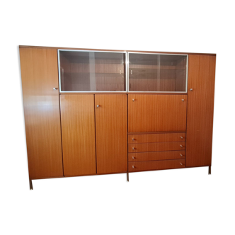 Vintage solid wood secretary