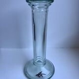 Candle holder design in bubbled glass made of vintage craftsmanship