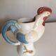 Pichet oiseau zoomorphe en Barbotine de Gien 1920s