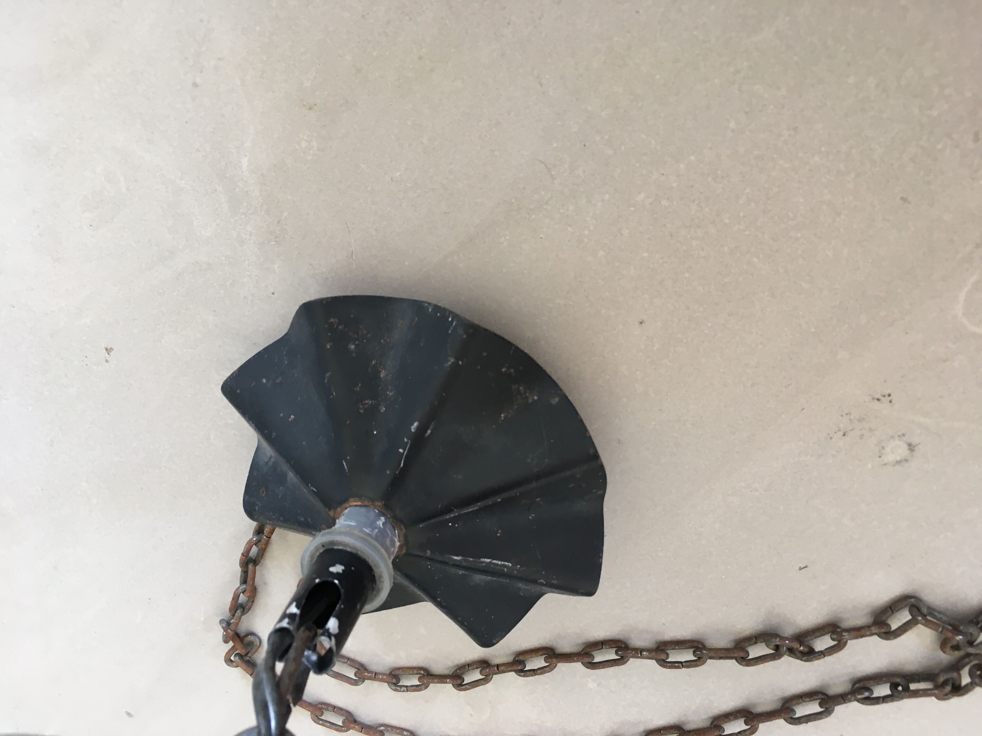 Old stamp ball hanging lamp