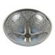 Lalique France opalescent scallop bowl numbered 3204