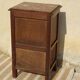 Art Deco period bedside table with marble top