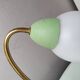 Lampe de table verte pastel et or, France