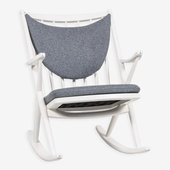 Rocking-chair par Frank Reenskaug pour Bramin des années 1960