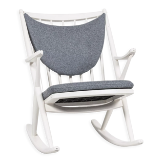 Rocking-chair par Frank Reenskaug pour Bramin des années 1960