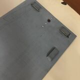 Miroir mural vintage des années 70 avec bord fumé