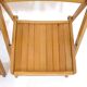 Pair of wooden folding chairs from the 80s.