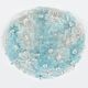 Small Barovier Toso Murano glass ceiling light, 1950s