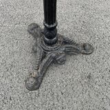 Round bistro table in white marble