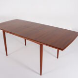 Scandinavian style teak extension table