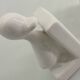 Vintage ceramic duck bookend