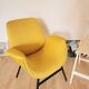 Vintage Mid-Century Modern Yellow Fabric Armchair - Alvin Lustig Style