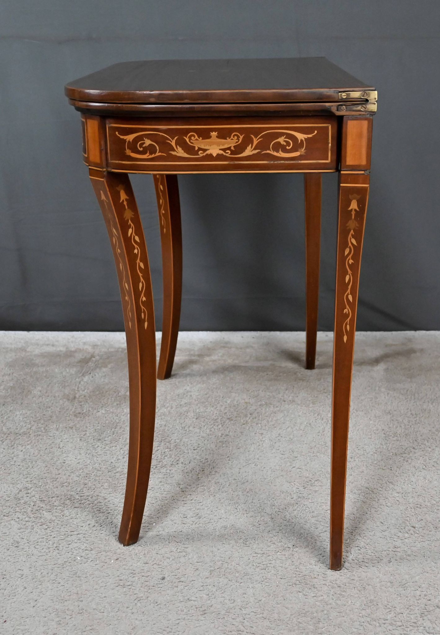 Mahogany Game Console Table – 1920