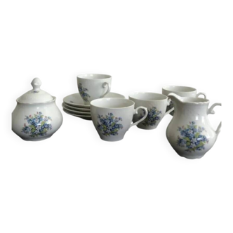 Bavarian porcelain coffee service