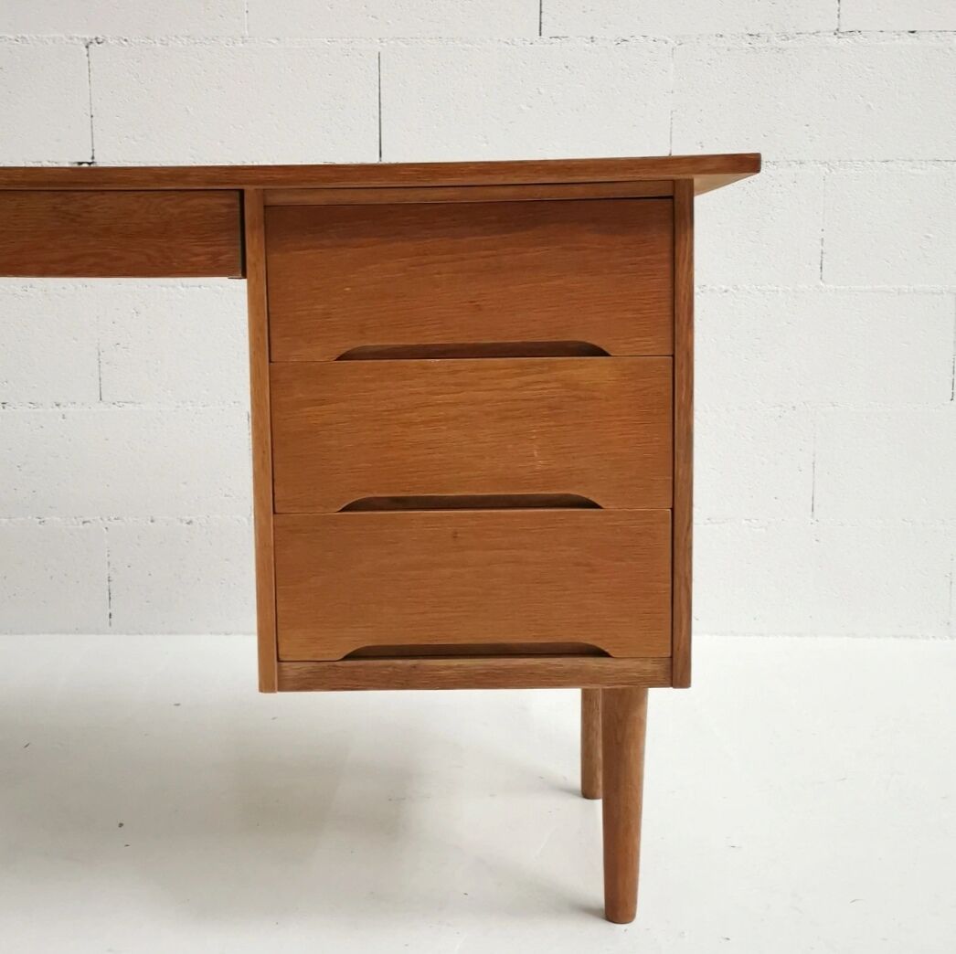Vintage oak desk 1960
