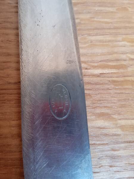 Vintage horn handle leg of lamb service