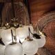 Suspension Laiton et verre