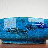 Bowl in the shape of a fish, modern fish from the mid-century by Aldo Londi for Bitossi, Italy, 1960s.